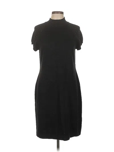 Pre-owned Ab Studio Casual Dress In Black