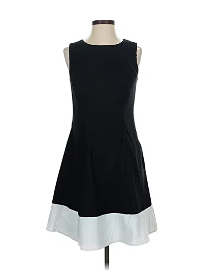 Pre-owned Ab Studio Casual Dress In Black