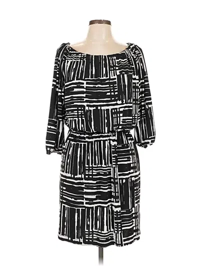 Pre-owned Ab Studio Casual Dress In Black