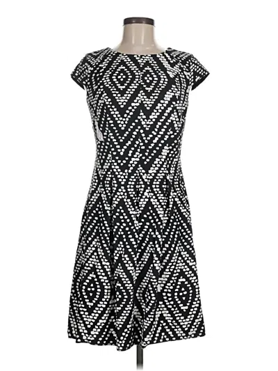 Pre-owned Ab Studio Casual Dress In Black