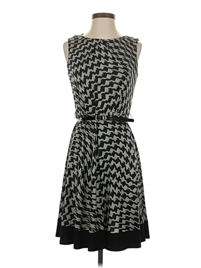 Pre-owned Ab Studio Casual Dress In Black