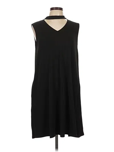 Pre-owned Ab Studio Casual Dress In Black