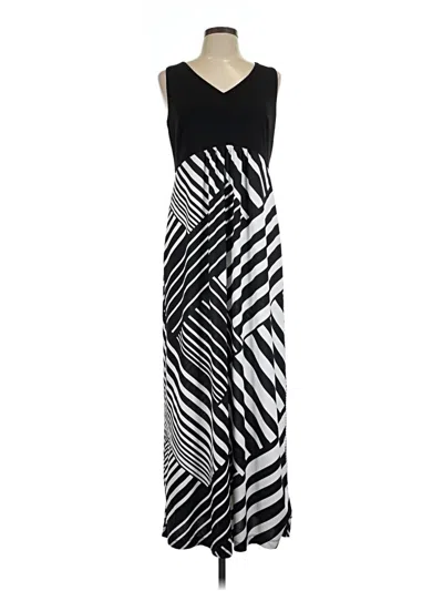 Pre-owned Ab Studio Casual Dress In Black