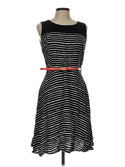 Pre-owned Ab Studio Casual Dress In Black