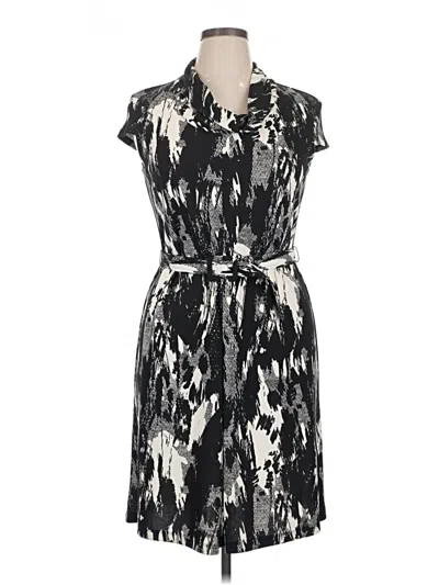 Pre-owned Ab Studio Casual Dress In Black