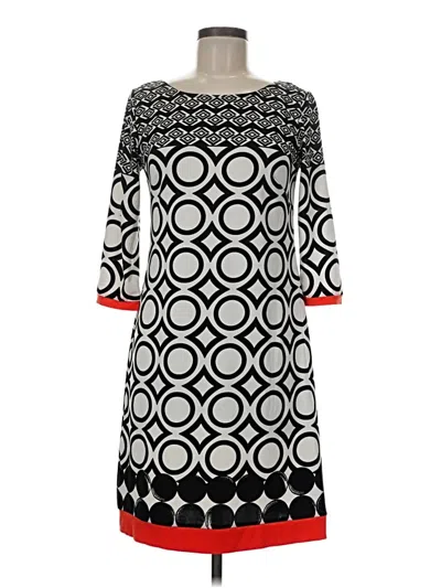 Pre-owned Ab Studio Casual Dress In Black