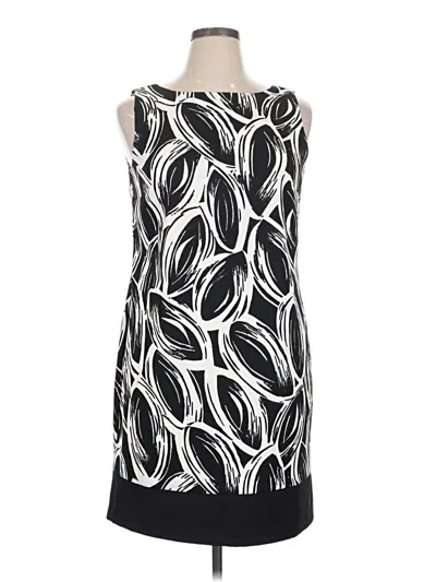 Pre-owned Ab Studio Casual Dress In Black