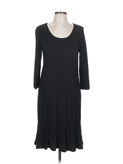 Pre-owned Ab Studio Casual Dress In Black