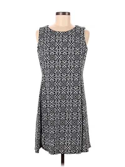 Pre-owned Ab Studio Casual Dress In Black