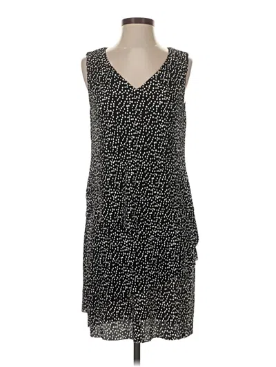 Pre-owned Ab Studio Casual Dress In Black