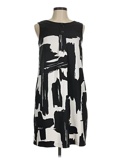 Pre-owned Ab Studio Casual Dress In Black