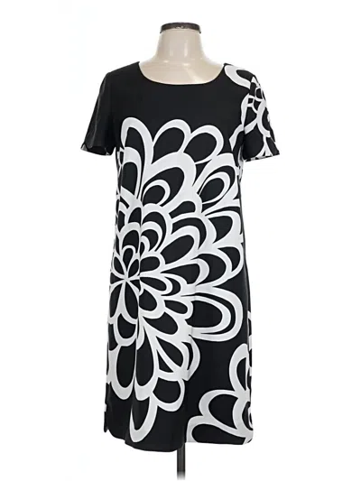 Pre-owned Ab Studio Casual Dress In Black