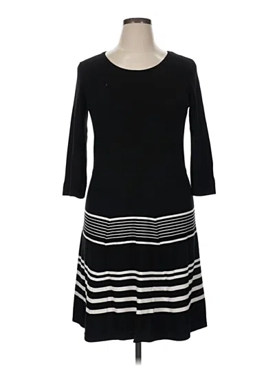 Pre-owned Ab Studio Casual Dress In Black