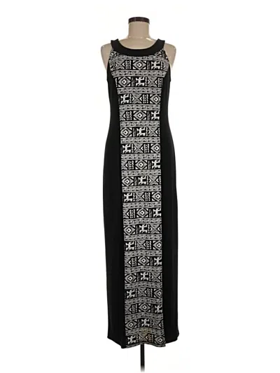 Pre-owned Ab Studio Casual Dress In Black