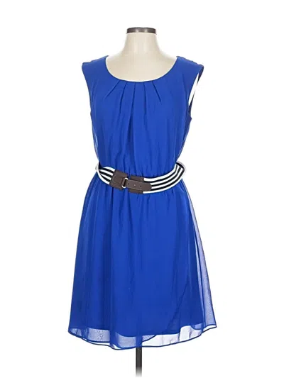 Pre-owned Ab Studio Casual Dress In Blue