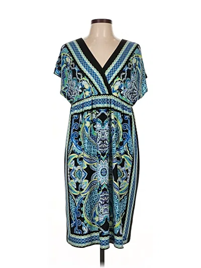 Pre-owned Ab Studio Casual Dress In Blue