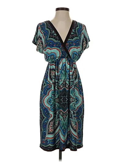 Pre-owned Ab Studio Casual Dress In Blue