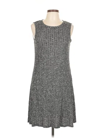 Pre-owned Ab Studio Casual Dress In Gray