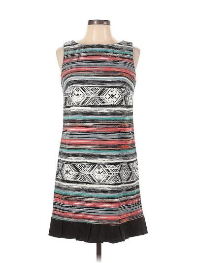 Pre-owned Ab Studio Casual Dress In Gray