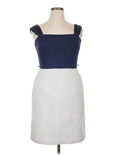 Pre-owned Ab Studio Casual Dress In Gray