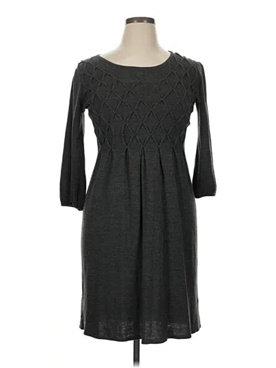 Pre-owned Ab Studio Casual Dress In Gray