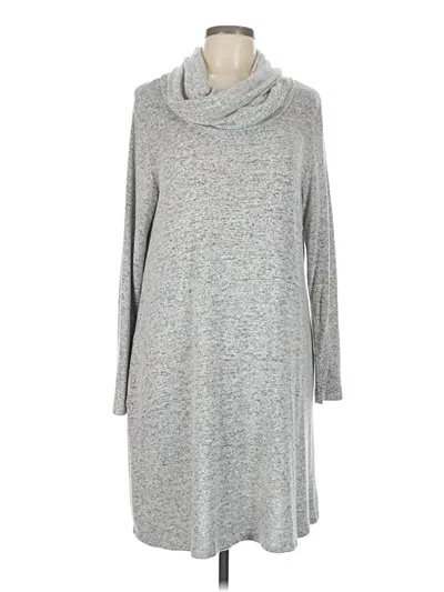 Pre-owned Ab Studio Casual Dress In Gray