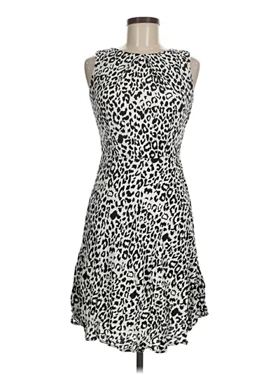Pre-owned Ab Studio Casual Dress In Gray