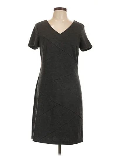 Pre-owned Ab Studio Casual Dress In Gray
