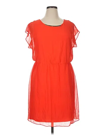 Pre-owned Ab Studio Casual Dress In Orange