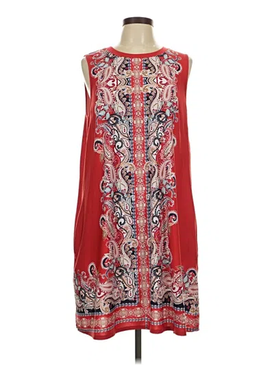 Pre-owned Ab Studio Casual Dress In Red