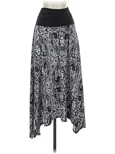 Pre-owned Ab Studio Casual Skirt In Silver