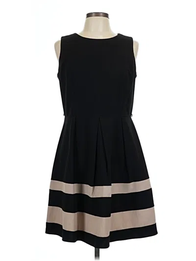 Pre-owned Ab Studio Cocktail Dress In Black