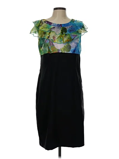 Pre-owned Ab Studio Cocktail Dress In Black