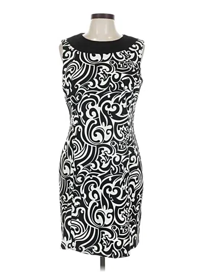 Pre-owned Ab Studio Cocktail Dress In Black