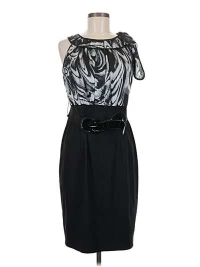 Pre-owned Ab Studio Cocktail Dress In Black