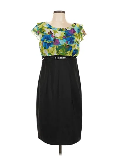 Pre-owned Ab Studio Cocktail Dress In Black