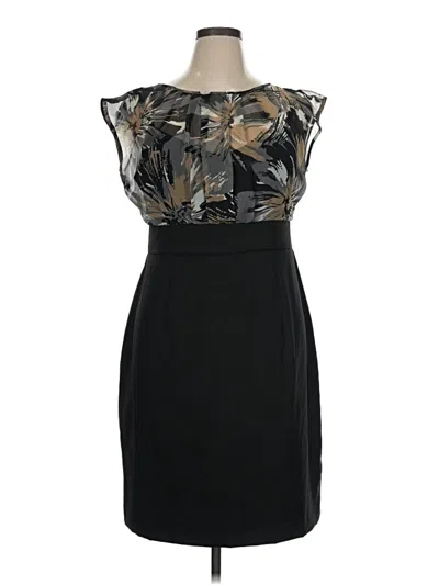 Pre-owned Ab Studio Cocktail Dress In Black