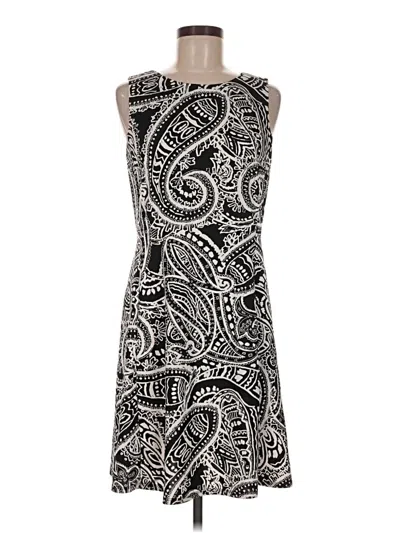 Pre-owned Ab Studio Cocktail Dress In Black