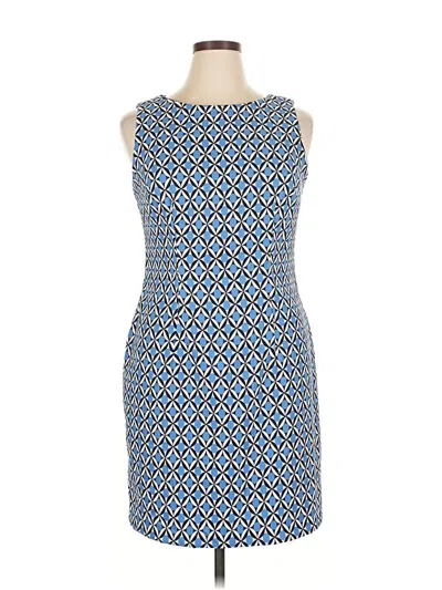 Pre-owned Ab Studio Cocktail Dress In Blue