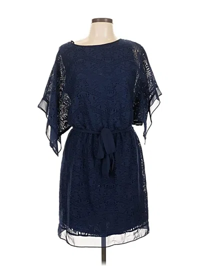 Pre-owned Ab Studio Cocktail Dress In Blue