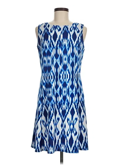 Pre-owned Ab Studio Cocktail Dress In Blue