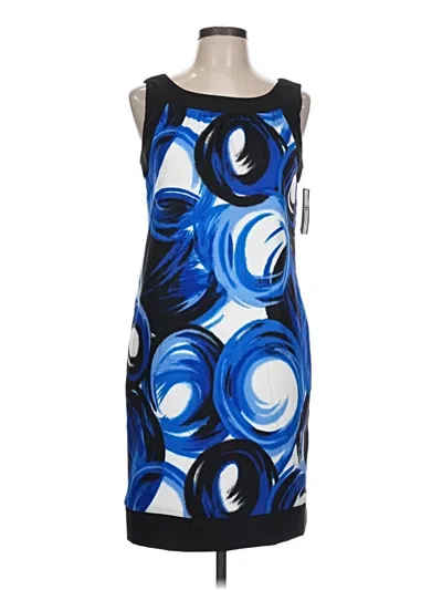 Pre-owned Ab Studio Cocktail Dress In Blue