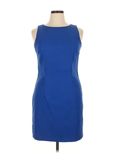 Pre-owned Ab Studio Cocktail Dress In Blue