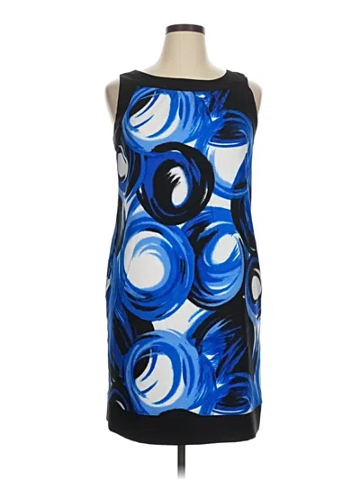 Pre-owned Ab Studio Cocktail Dress In Blue