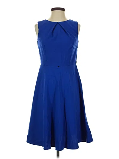 Pre-owned Ab Studio Cocktail Dress In Blue
