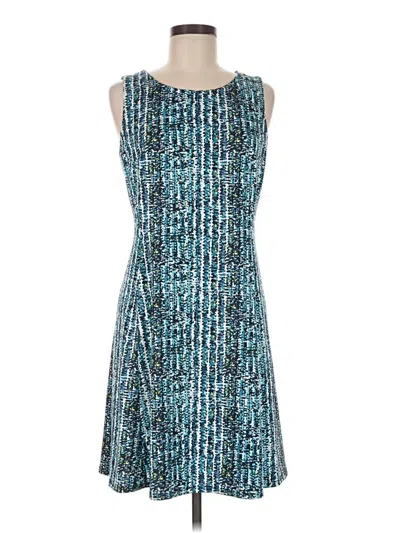 Pre-owned Ab Studio Cocktail Dress In Blue
