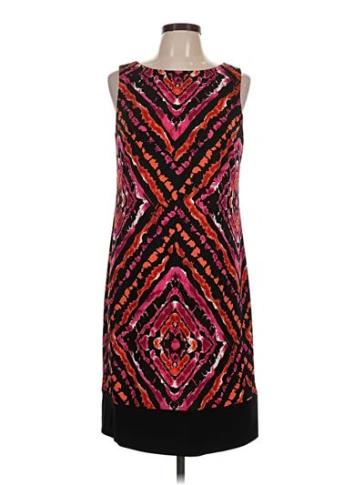 Pre-owned Ab Studio Cocktail Dress In Burgundy