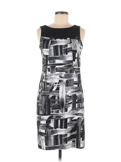 Pre-owned Ab Studio Cocktail Dress In Gray