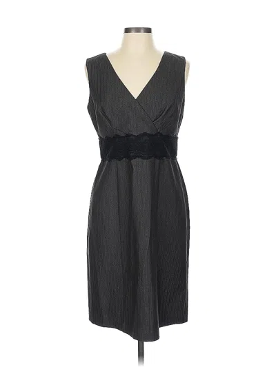 Pre-owned Ab Studio Cocktail Dress In Gray