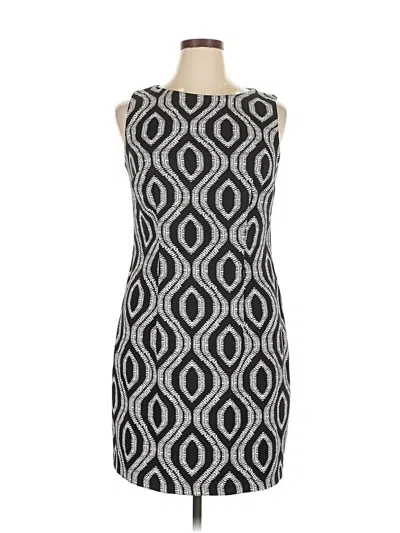 Pre-owned Ab Studio Cocktail Dress In Gray